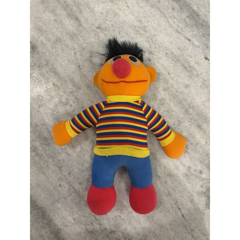 Vintage Playskool Softies Sesame Street Ernie Plush 1984